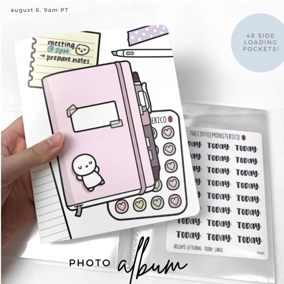 TheCoffeeMonsterzCo - Sticker Photo Album - Like New - Picture 4 of 4